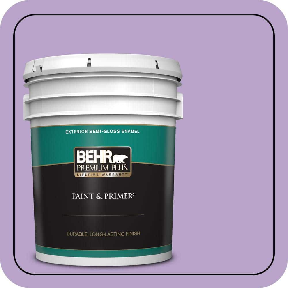 5 gal. #650B-4 Violet Fields Semi-Gloss Enamel Exterior Paint & Primer price history on PriceWatchPro