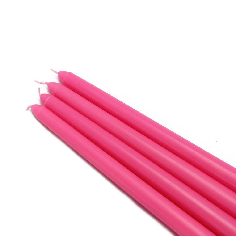 UPC 685024159479 product image for Zest Candle 12 in. Hot Pink Taper Candles (12-Set) | upcitemdb.com