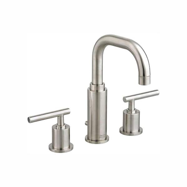 American Standard Serin 8 in. Widespread 2-Handle Bathroom Faucet in Brushed Nickel