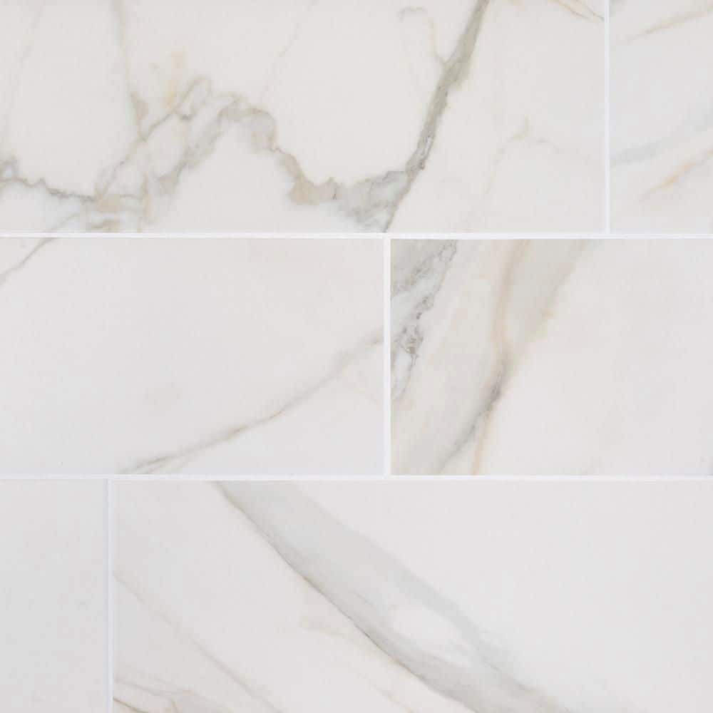 Calacatta Gold/White 8 in. x 24 in. Matte Subway Ceramic Wall Tile (11.625 sq. ft./Case) price history on PriceWatchPro
