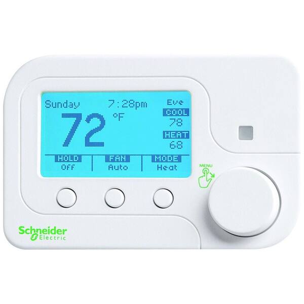 Schneider Electric 7-Day Wiser Smart Programmable Thermostat (Single Stage)