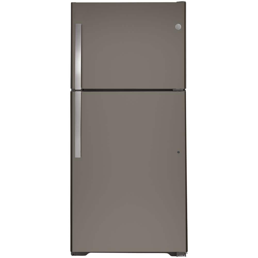 19.2 cu. ft. Top Freezer Refrigerator in Slate, Fingerprint Resistant, Garage Ready, Fingerprint Resistant Slate