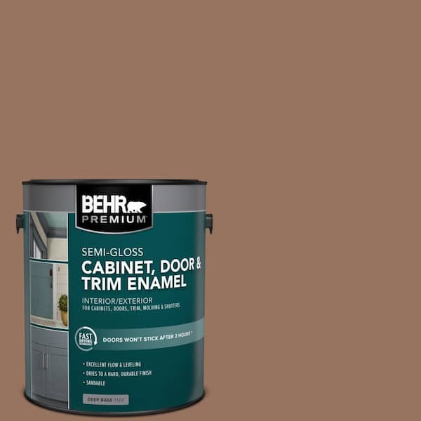 BEHR PREMIUM 1 gal. #MS-12 Rio Bravo Semi-Gloss Enamel Interior/Exterior Cabinet, Door & Trim Paint