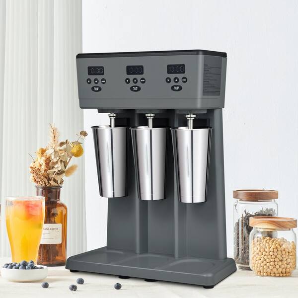 SVOPES 375W Triple Head Milkshake Maker, Commercial Drink Mixer