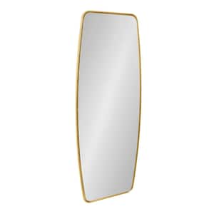 Caskill 48 in. x 18 in. Classic Rectangle Framed Gold Wall Accent Mirror