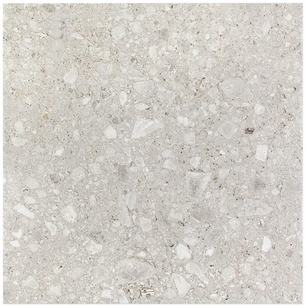 Rizzo Light Gray 24 in. x 24 in. Semi Polished Porcelain Floor and Wall Tile (3 Pieces 11.62 Sq. Ft. / Case)