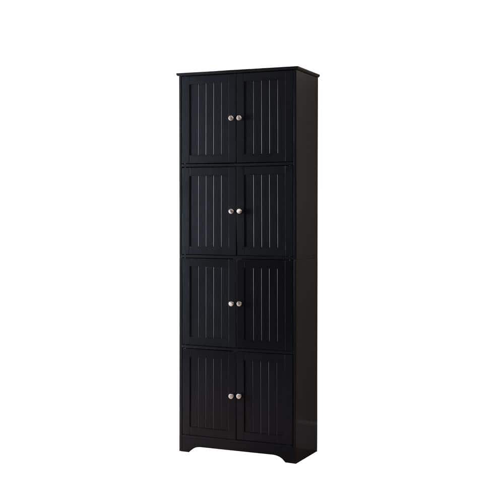 Signature Home SignatureHome Lyons Black Finish 68 in. H 8 - Door