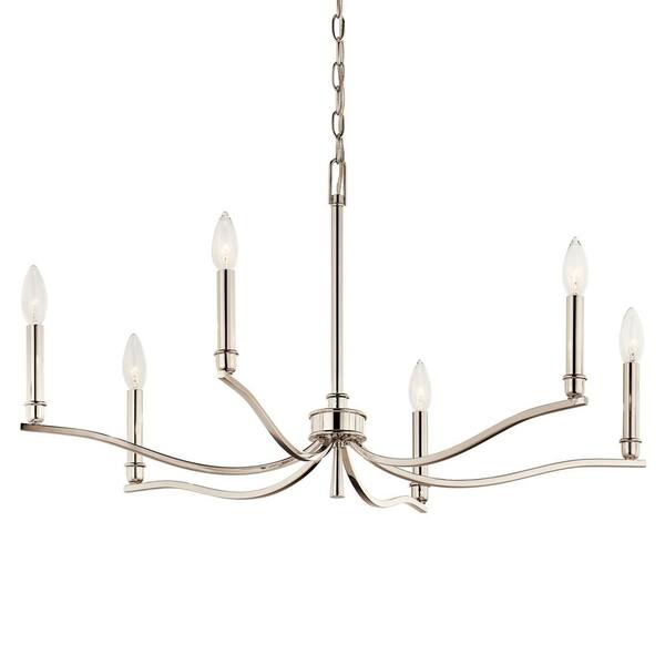 Kichler Malene 14-Light Gold Traditional Bare Bulb Chandelier