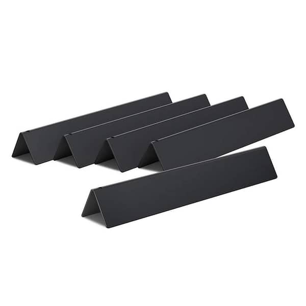 SHINESTAR 15.3 in. Replacement Porcelain Steel Flavorizer Bar with Front-Mounted Control Panel for Weber Spirit 5-Pack