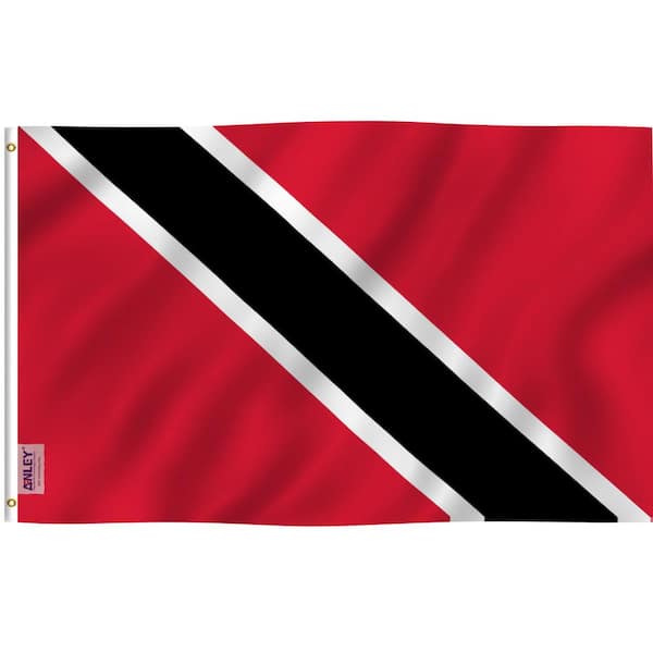 ANLEY Fly Breeze 3 ft. x 5 ft. Polyester Trinidad and Tobago Flag 2-Sided Flags Banner with Brass Grommets and Canvas Header