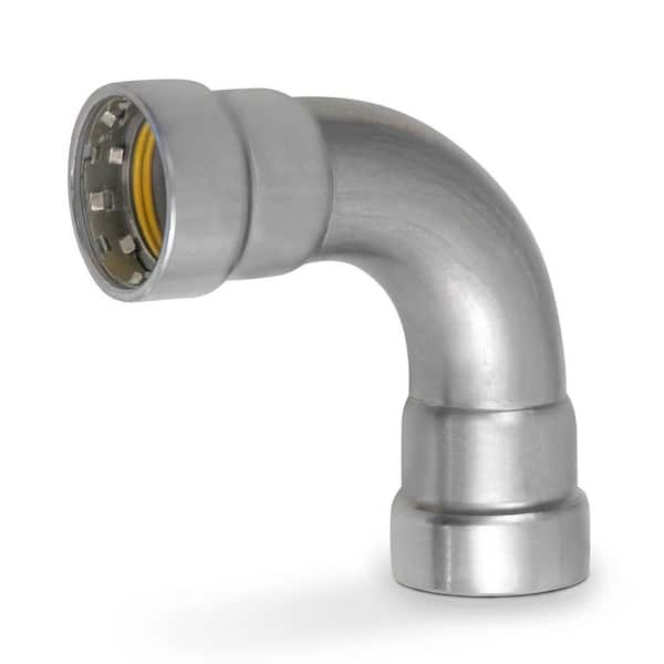 1-1/2 in. Carbon Steel Press 90° Elbow Fitting, HNBR Sealed, Yellow Dot – for Gas and Fuel Use