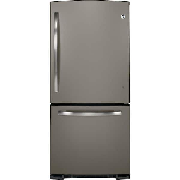 GE 20.3 cu. ft. Bottom Freezer Refrigerator in Slate
