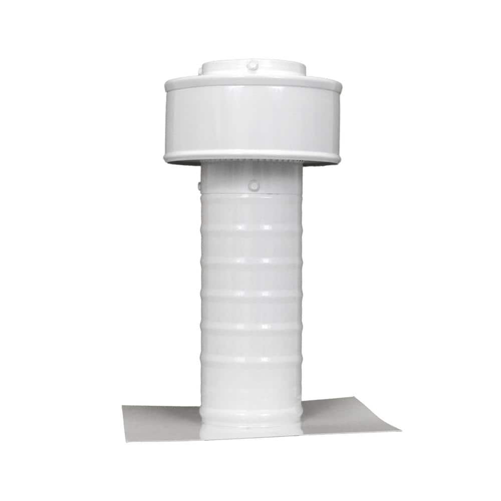 3 in. Dia Aluminum Static Keepa Vent in White