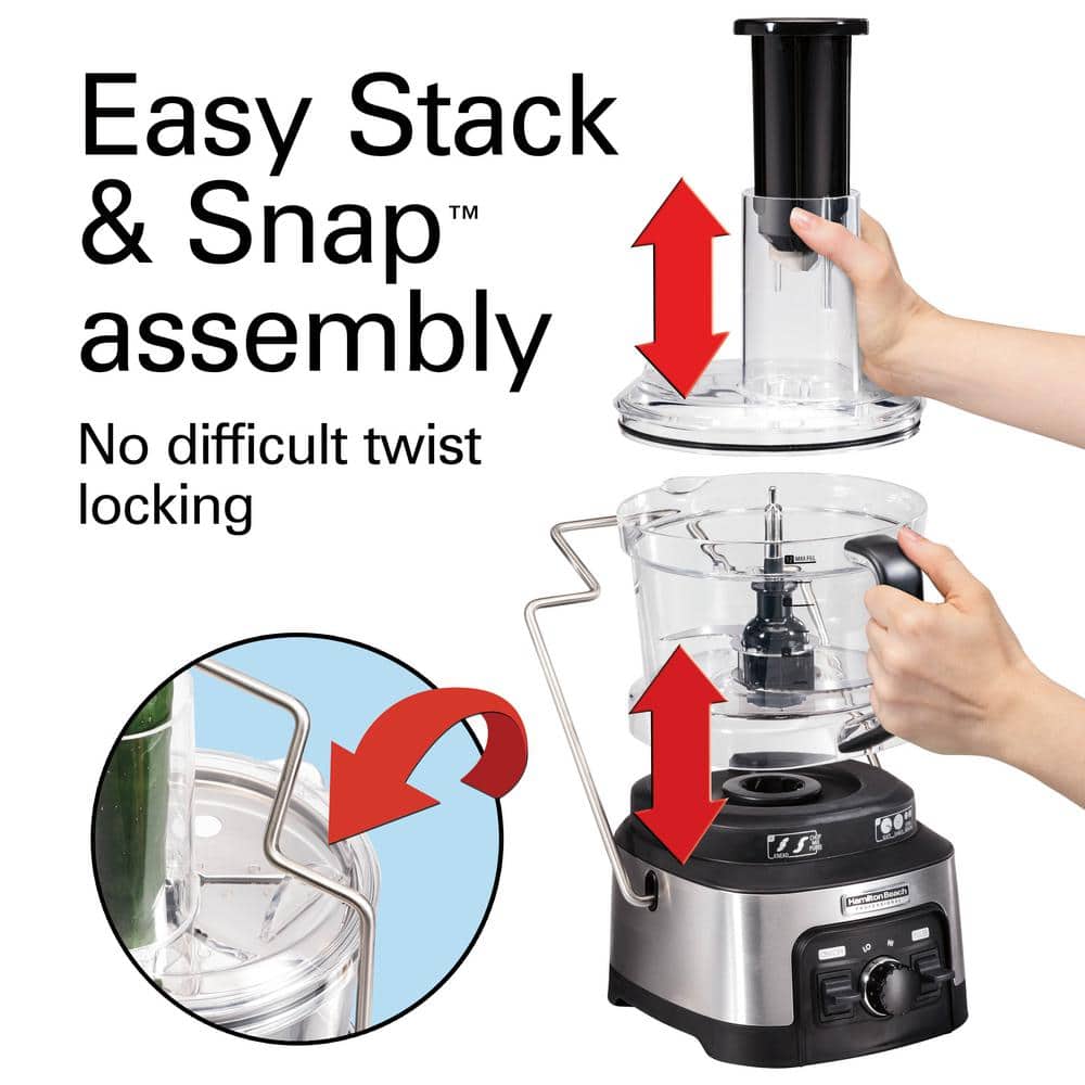 Hamilton Beach Professional 12 Cup Food Processor with Variable Speed