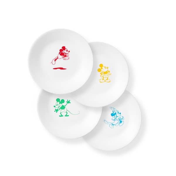 Disney Mickey Mouse Stoneware Salad Plates - Set of 4