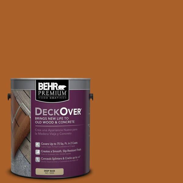 BEHR Premium DeckOver 1 gal. #SC-533 Cedar Naturaltone Solid Color Exterior Wood and Concrete Coating