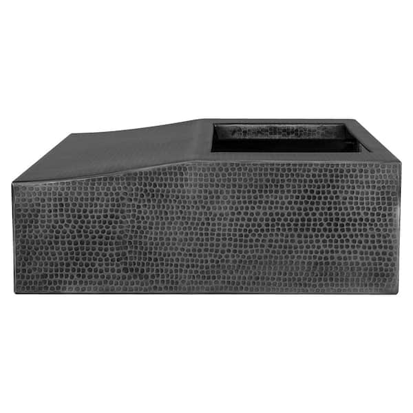 21 W in. 390 CFM Under Cabinet Range Hood in Hammered Zinc with Slim Baffle Filters