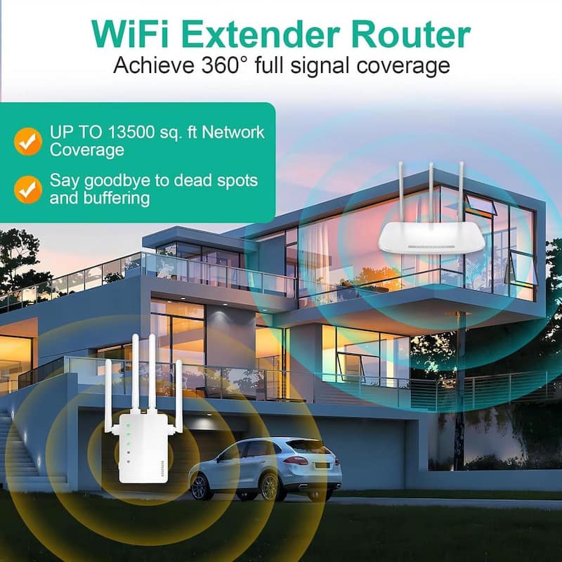 Wireless Extender Network Adapter White (1-Pack)