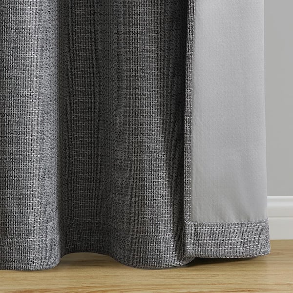 LiGHTSOUT with EnerShield Technology Morgan Gray 38 in. W x 84 in