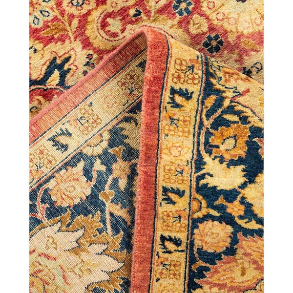 Mogul Traditional Rust 6 ft. 3 in. x 8 ft. 10 in. Oriental Area Rug