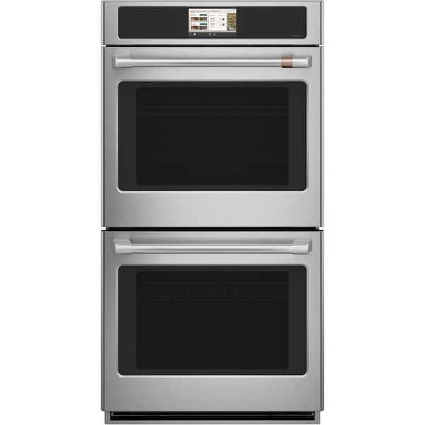 Cafe Professional Series 27 in. Smart Built-in Convection Double Wall Oven in Stainless