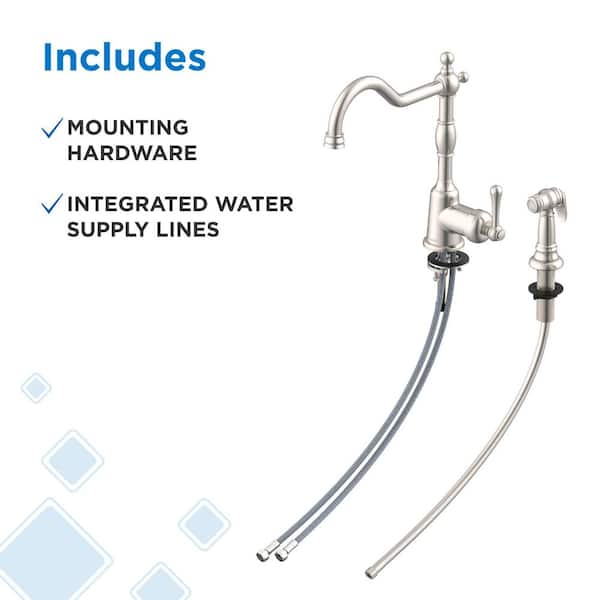 Gerber Opulence Single Handle Deck Mount Standard Kitchen Faucet