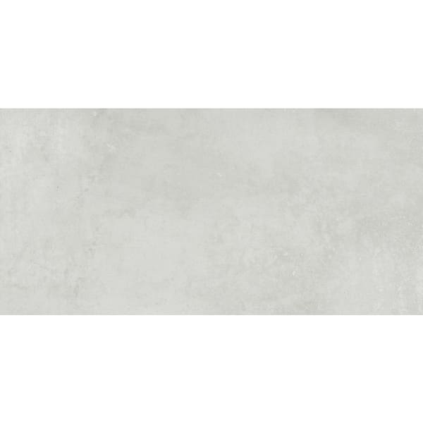 EMSER TILE Network White 23.46 in. x 47.01 in. Matte Porcelain Concrete Look Floor and Wall Tile (15.32 sq. ft./Case)