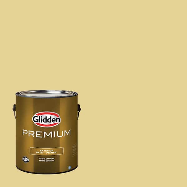 Glidden Premium 1 gal. PPG1108-4 Wayward Wind Semi-Gloss Exterior Paint
