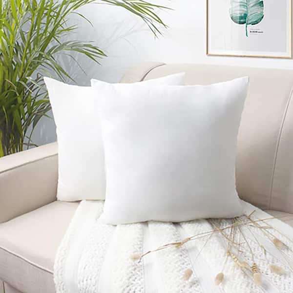 Details about   16x16 High Quality White Pillow Inserts White Lumbar Stuffer Pillow 