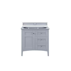 Palisades 36 in. W x 23 in. D x 34 in. H Single Vanity Cabinet Without Top in Silver Gray
