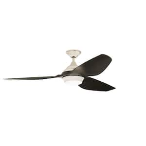Bachton 60 in. LED DC Motor Brushed Nickel Ceiling Fan
