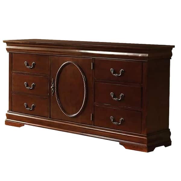 Velda II Brown Cherry Dresser