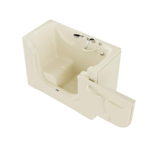 Universal Tubs HD Series 30 in. x 60 in. RD Walk-In Soaking Bathtub in Biscuit