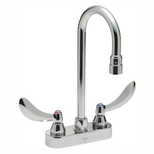 Delta Casara 4 in. Centerset Double Handle Bathroom Faucet in ...