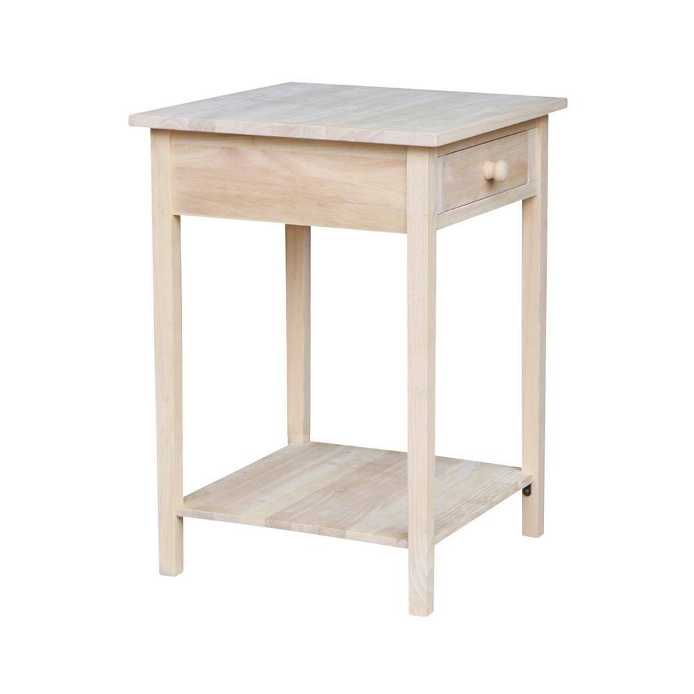 Unfinished Storage End Table - thumbnail 2