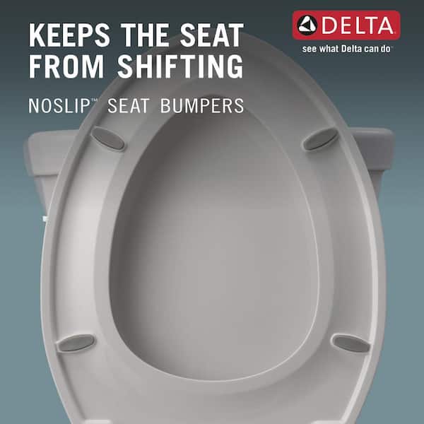 Delta Sanborne Potty-Training Elongated Closed Front Toilet Seat with NightLight 
