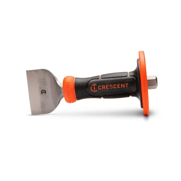 Crescent 3 in. x 8-1/2 in. Brick Chisel with Handguard