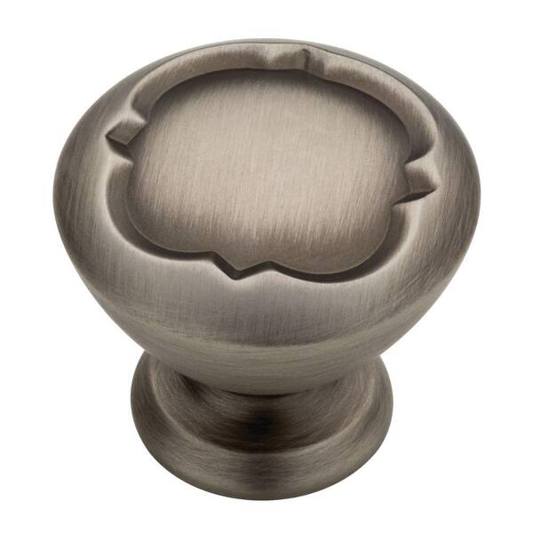 Liberty Emblem 1-1/4 in. (32 mm) Heirloom Silver Round Cabinet Knob
