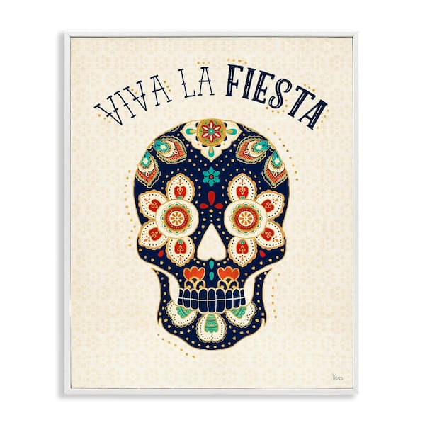 Stupell Industries Long Live the Party by Veronique Charron White Framed Typography Giclee Art Print 20 in. x 16 in.