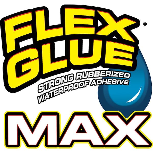 FLEX GLUE Mini Rubberized Waterproof Adhesive, White, .75-oz.