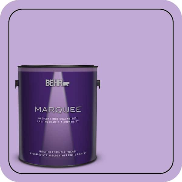 BEHR MARQUEE 1 gal. #MQ4-59 Purple Gladiola One-Coat Hide Eggshell Enamel Interior Paint & Primer