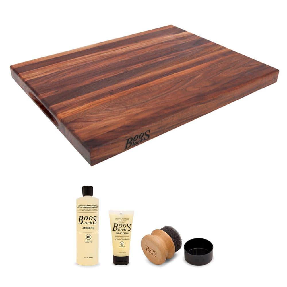 JOHN BOOS 20 in. x 15 in. Rectangular Wooden Edge Grain Cutting Board