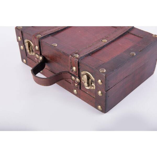 Vintage Suitcase Easy Carrying Beautifully Crafted Store Items