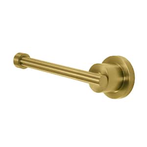 Concord Drill and Screw Mount Toilet Paper Holder in Brushed Brass