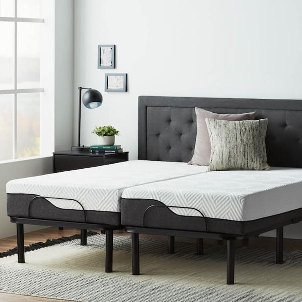 lucid comfort collection standard adjustable bed base