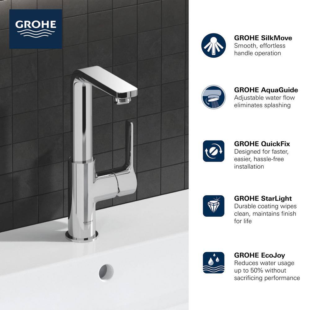 Lineare Sleek Single-Handle L-Size Bathtub Faucet in Brushed Nickel