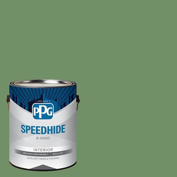 SPEEDHIDE 1 gal. PPG1130-6 Moss Ring Ultra Flat Interior Paint