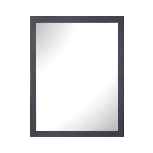 OVE Decors Tahoe 28 in. W x 36 in. H Framed Wall Mirror in Dark ...