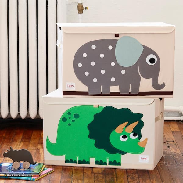 3-Sprouts Storage Box, Black Gorilla