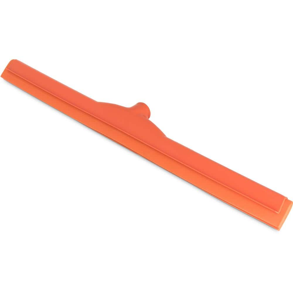 Carlisle 24 in. Double Foam Plastic Frame Floor Squeegee in Orange (Case of 6)